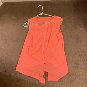 Peach Apt.9 short sleeve top